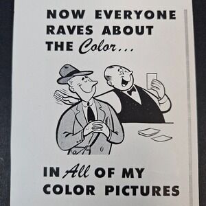 1951 Harrison & Harrison Color Attachment For Cameras Vintage Print Ad Hollywood